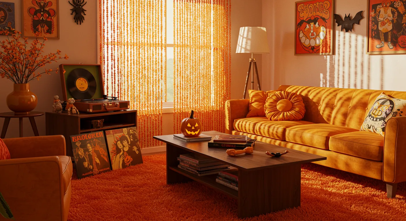18+ Retro Halloween Aesthetic Decor Ideas for a Vintage Feel