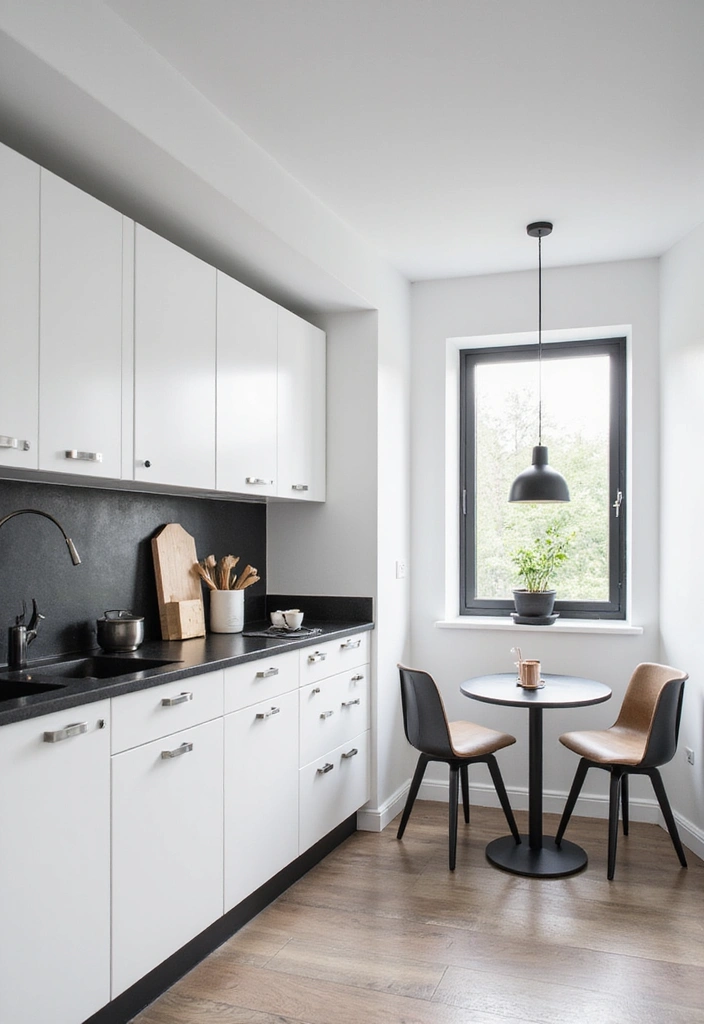 22 Modern Luxury Small Kitchen Ideas - 1. Sleek Minimalism