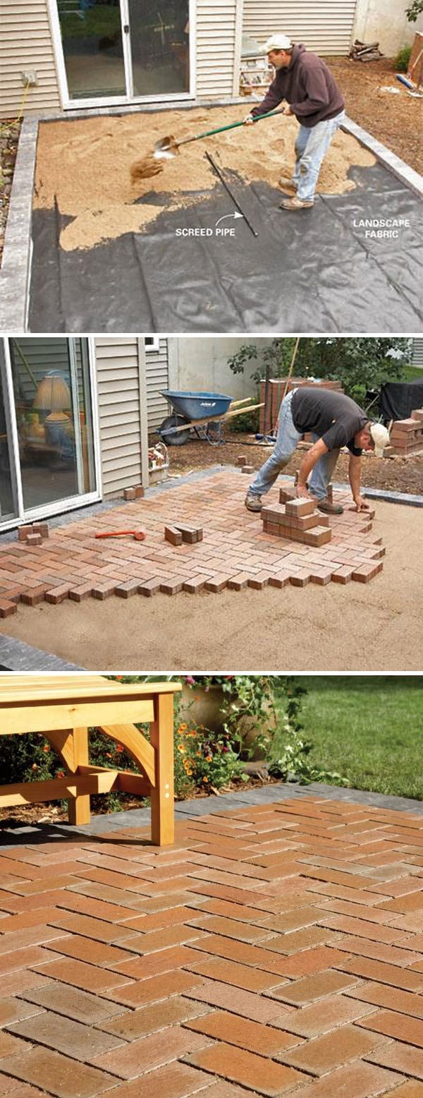 Easy Concrete Patio Coverup Ideas • The Garden Glove