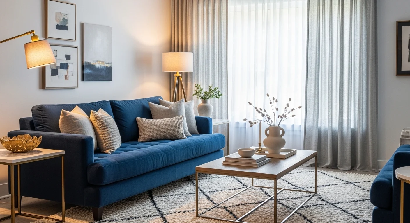 15 Blue Sofa Living Room Ideas That Stand Out