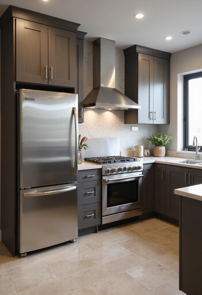 22 Modern Luxury Small Kitchen Ideas - 8. High-End Appliances