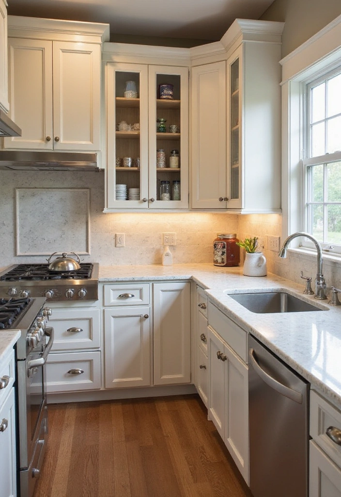 22 Modern Luxury Small Kitchen Ideas - 15. Custom Cabinetry